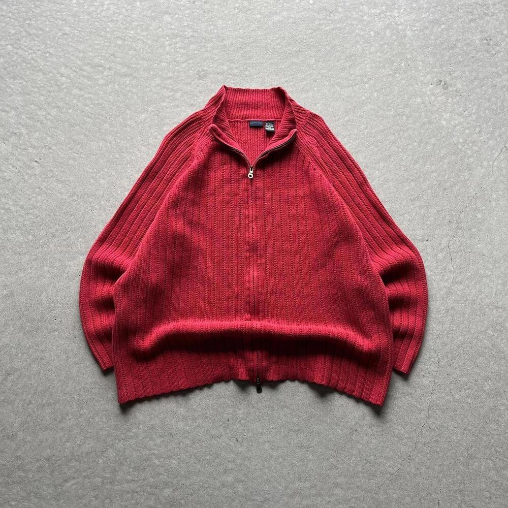 Vintage Y2K Bailey’s Point Full Zip Knit Sweater